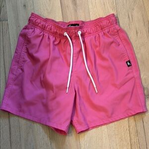 Hollister Pink swim trunks
